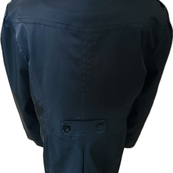 NWOT Ruby Cho Gorgeous Black Ruffled Zippered Jacket Size M Retail $148 - Picture 4 of 10